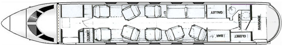 самолет Gulfstream IISP